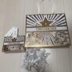 Dior ショッパー ギフトバッグ　限定ホリデー ラッピングセット 即日発送