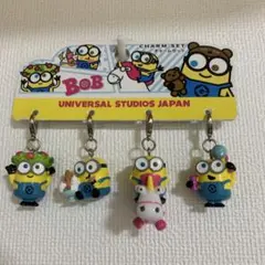 【訳あり】USJ限定 新作‼️ ミニオンズ ボブ チャームセット マスコット 新品