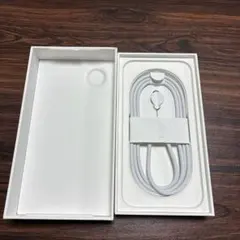 iPhone 16e ホワイト空箱　ケーブル付き【本体なし】