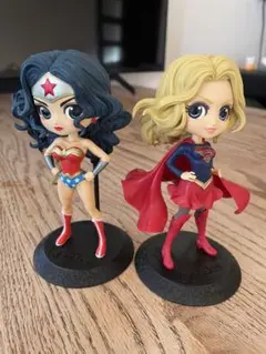Qposket MARVEL ワンダーウーマン & スーパーガール 2体セット