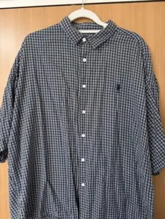 M*様 U.S. POLO ASSN チェックシャツ ネイビー XL