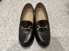 【美品】HARUTAローファー ダークブラウン23cm