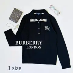 美品❣️BURBERRY バーバリーロンドン セーター ポロシャツ ノバチェック