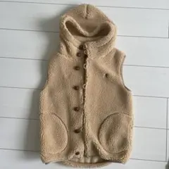 ジムフレックス　ボアベスト　くるみボタン