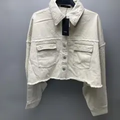EMODA クロップド ジャケット ベージュのサムネイル