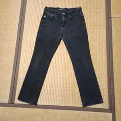 人気⭐️LEVI’Sリーバイス505 ストレートデニム【XL】黒 タグ無 美脚