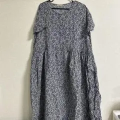【即発送可能◎】花柄 半袖フレアワンピース