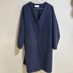 ネイビー チェスターコート 長袖