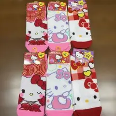 ハローキティ ソックス 6足セット 23-25cm サンリオ