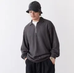 美品FAT ◼️RASCHELO ニットポロシャツJUMBOオーバーサイズのサムネイル