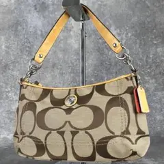 y2k Coach Signature One-Shoulder Bag