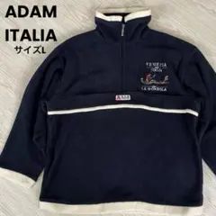 [レア古着] ADAM ITALIA フリース　アウター　ハーフジップ　イタリア