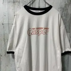 Casper キャスパー リンガーTシャツ ホワイト