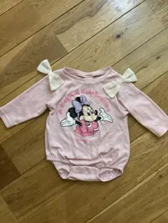 即購入OK 80㎝　Disney 100周年 ミニーマウスロンパース