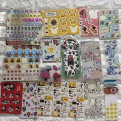 ★アニメキャラクター&多種シールまとめ売り★使用済み箇所あり