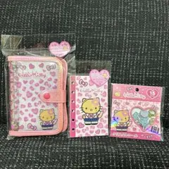 ハローキティ　コギャル【シールバインダー・シール帳・クリスタルシール３点セット】