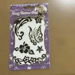 セクシータトゥーシール 蝶と花デザイン