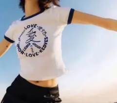 Unif 愛 リンガーTシャツ