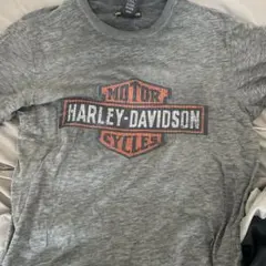 HARLEY-DAVIDSON グレー Tシャツ XL