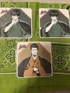 銀魂　春のぶらり旅　線画コースター　土方十四郎 近藤勲