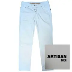 ARTISAN ホワイト ストレートデニム Sのサムネイル