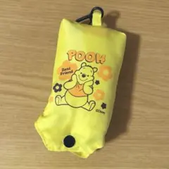 Disney くまのプーさん エコバッグ 折りたたみ イエローのサムネイル