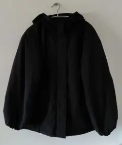 グローバルワーク　エアサーマルフードブルゾン　ブラック　L