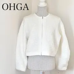 OHGA オーガ BUBBLE JK バブルジャケット ホワイト ブルゾンのサムネイル