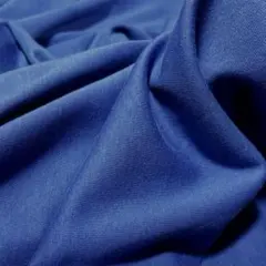 ※日焼け・シミあり　ジャージ生地　青色　［170㎝×110㎝］レトロ生地