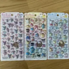 新品　うるちゅるポップシール　キャラクターシール 3パックセット