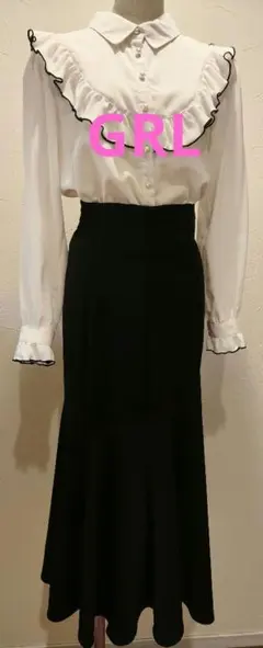 ✨️極美品✨️マーキュリデュオマーメイドスカート 黒のサムネイル