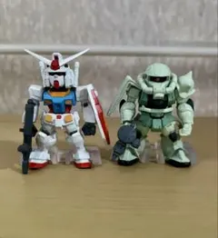 ガンダム コンバージ RX-78ガンダム ＆ 量産型ザク 計2体