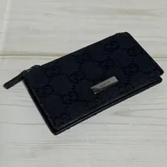 00年代初期 gucci グッチ モノグラム 小銭入れ コインケース 黒 美品のサムネイル