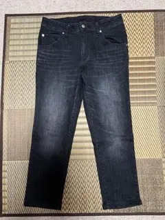 ▪️新品未使用▪️EDWIN クロップド ブラックジーンズ/Mのサムネイル