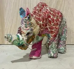 新品未使用】タオルサロンカラカラのタオル製大きなヤモリのぬいぐるみ