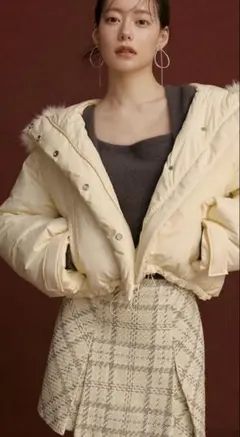 【snidel】ロービングチェックスカショーパン