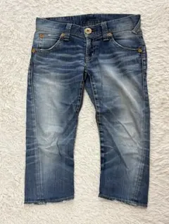 Rodeo Crowns デニム クロップドパンツ インディゴ XSのサムネイル