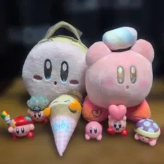 星のカービィ　ぬいぐるみ&ポーチ&マスコットセット
