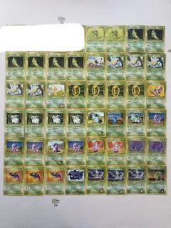 旧裏　ポケモンカード　草タイプまとめ売り　108枚