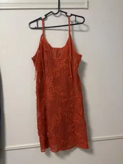 kastane オレンジ　キャミソールワンピース