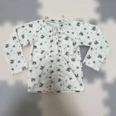 フリル付き花柄ラッシュガード 90