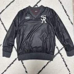 再再再値下げ 美品！セントアンドリュース　メッシュベストS　春夏 RLX GOLF人気ロゴネーム ゴルフジップベストS 黒