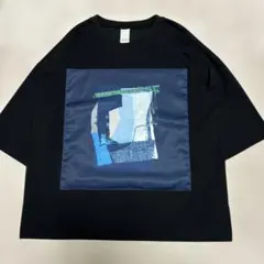 Casper John メンズ 半袖Tシャツ ブラック アートプリントトップス‼️