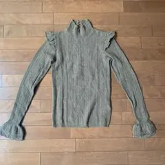 Polo Ralph Lauren フリル付きタートルネックセーター XS