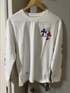 CHROME HEARTS マルチカラー 長袖Tシャツ ホワイト