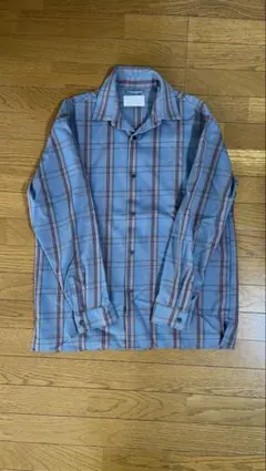 STUDIOUS 長袖チェックシャツ