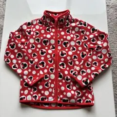 ミニーちゃん　フリースジップアップジャケット　130cm