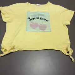 JENNI love チェリープリント 半袖Tシャツ イエローのサムネイル