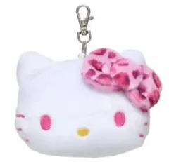 サンリオ ハローキティ 　ヒョウ柄シリーズ フェイスパスケース ピンク