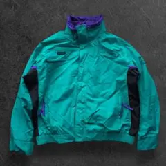 た*し様 90s コロンビア Bugaboo ナイロンジャケット ターコイズ X